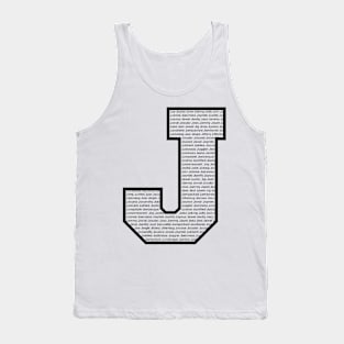 J Black Tank Top